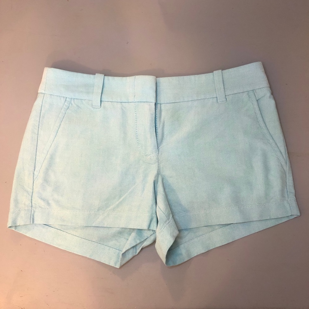 J. Crew light blue shorts size 2